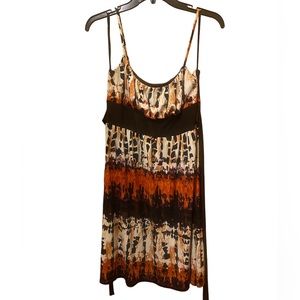 Vintage dress, size large and fits a 10 nicely.